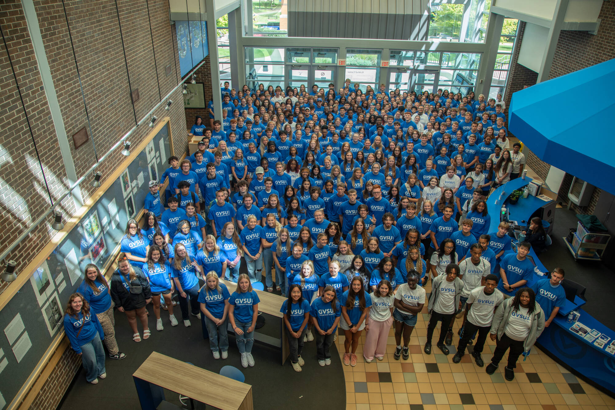 Charter and Thompson Scholars In Kirkhof Lobby
